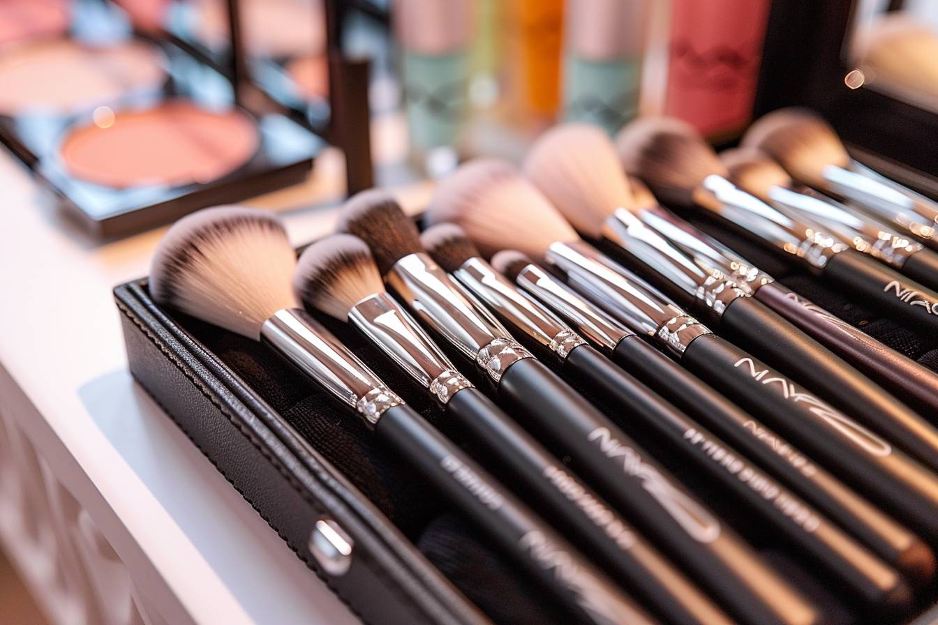 Maquillage professionnel avec les pinceaux MAC Maquillage professionnel avec les pinceaux MAC